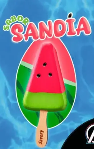 SAVORY Helado Sandia 16x53g CL