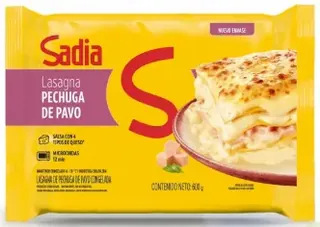 LASAGNA PECHUGA DE PAVO 6X600