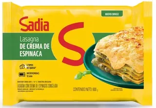 LASAGNA CREMA ESPINACA 6X600