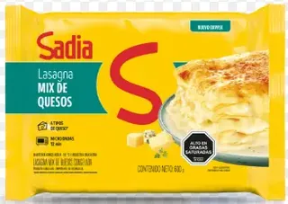 LASAGNA MIX QUESOS 6X600