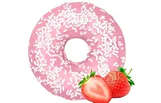 DONUT GLASEADA DE FRESA 36x60g