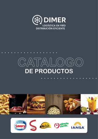 Portada del catálogo de precios