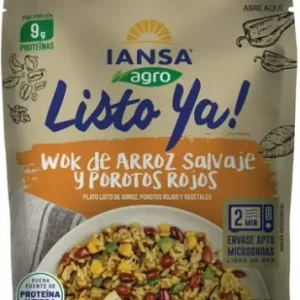 WOK ARROZ SALVAJE Y POROTOS ROJOS 10x220gr