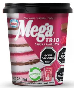 SAVORY MEGA Trio Frambuesa 8x450ml CL