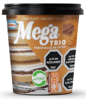 SAVORY MEGA Trio Dulce de Leche 8x450ml CL