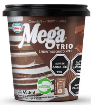 SAVORY MEGA Trio Chocolate 8x450ml CL